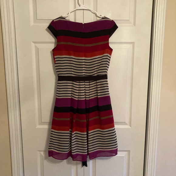 S.L. Fashions Striped Dress - Picture 3 of 4